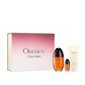 SET CALVIN KLEIN OBSESION WOMEN (3 PC ) 3.4 OZ  EDP SP / 3.4  OZ BL / 0.50 OZ EDP