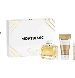 SET MONTBLANC SIGNATURE ABSOLUE WOMEN ( 3 PC ) 3.0 EDP SP / 3.4 OZ BL /0.25 OZ EDP SP