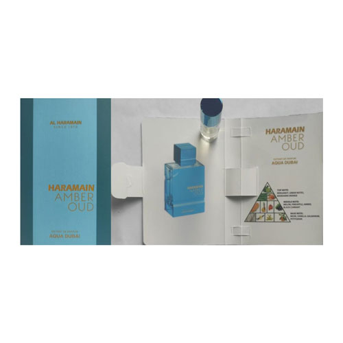 VIAL ALHARAMAIN AMBER OUD AQUA DUBAI 0.01 OZ