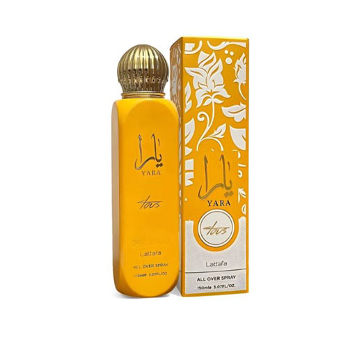ALL OVER BODY SPRAY LATTAFA YARA TOUS WOMEN   5.0 OZ SP