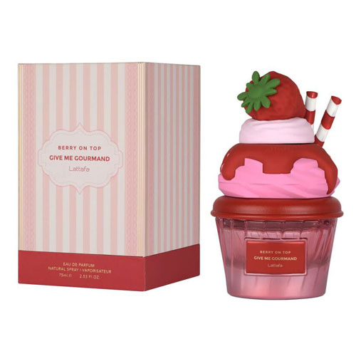 LATTAFA GIVE ME GOURMAND BERRY ON TOP WOMEN 2.5 OZ EDP SP