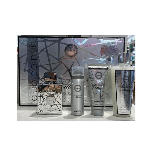 SET ARMAF CLUB DE NUIT SILLAGE UNISEX ( 4 PC )