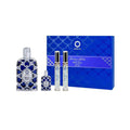 SET ORIENTICA LUXURY COLLECTION ROYAL BLUE  MEN ( 4 PC ) 2.7 OZ EDP / 0.25 OZ EDP / 2 X 0.3 EDP